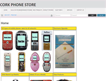 Tablet Screenshot of corkphonestore.com